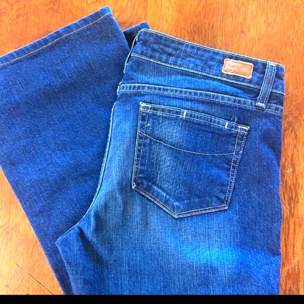 Paige blue denim Bootcut jeans 👖